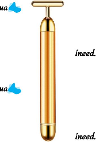 Іонний вібромасажер для обличчя та шиї Revoskin Gold Energy Beauty Bar Ревоскин електричний масажер для ліфтингу та омолодження шкіри на акумуляторі