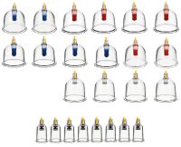 Feipujian KL-32 vacuum jar set for massage anti-cellulite massage jars for the whole body and hijams with KL32 vacuum pump, set of 32 pieces