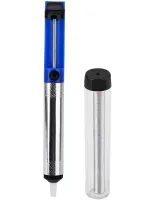 Электрический паяльник JCD 908S 80W с LED дисплеем и регулировкой температуры, паяльная станция с набором инструментов оловоотсосом и жалом в чехле