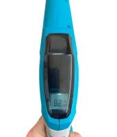 Makita HA-1039 cordless hand cultivator for loosening and weeding the vegetable garden, Cordless electric cultivator with 2 batteries for garden Blue