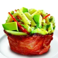 Набор форм для выпечки запекания бекона 2шт Perfect Bacon Bowl cъедобная тарелка, Форма для приготовления съедобной тарелки из бекона Черная