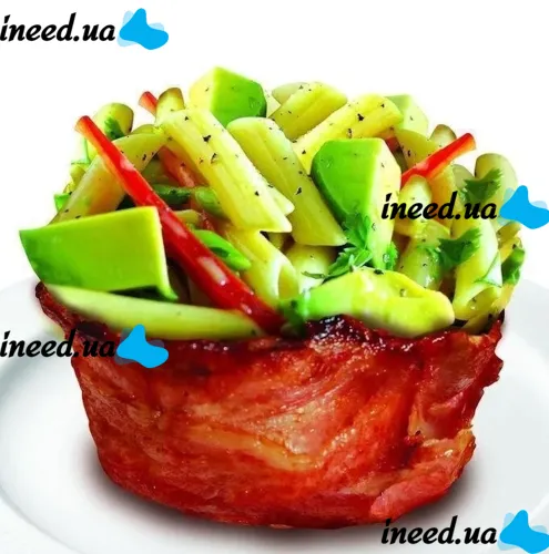 Набор форм для выпечки запекания бекона 2шт Perfect Bacon Bowl cъедобная тарелка, Форма для приготовления съедобной тарелки из бекона Черная
