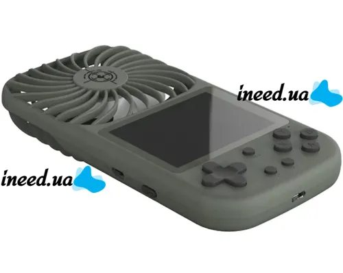 Игровая портативная консоль с вентилятором Gen Game Fan F1 HS-224 на 500 игр, Ретро мини приставка с дисплеем 2.8" Dendy JD-05 от аккумулятора
