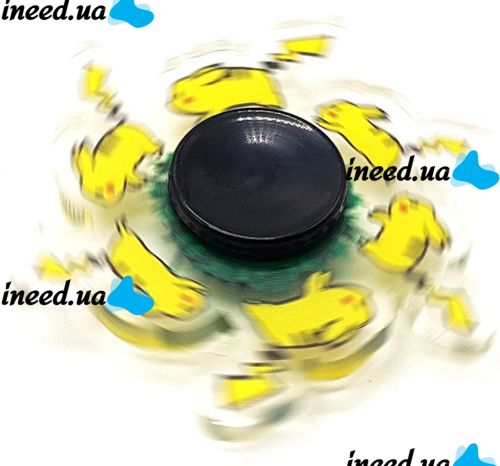 Детская игрушка антистресс спиннер бегущий Пикачу Run Animated Spinner 0057F с эффектом 3D анимации через камеру Покемон TL-24 для детей и взрослых