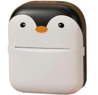 Детский беспроводной мини термопринтер Penguin GM05 для печати фотографий и этикеток, блютуз принтер Пингвин с термопечатью A8 для Android IOS