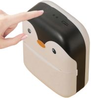 Детский беспроводной мини термопринтер Penguin GM05 для печати фотографий и этикеток, блютуз принтер Пингвин с термопечатью A8 для Android IOS