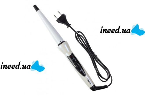 Geemy GM-2815 Professional cone curling iron with tourmaline coating, Device for spiral curling and hair styling Gemei