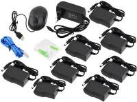 Комплект беспроводного видеонаблюдения видеорегистратор UKC DVR KIT 6678 WiFi набор на 8 уличных камер с датчиком движения для наружного наблюдения