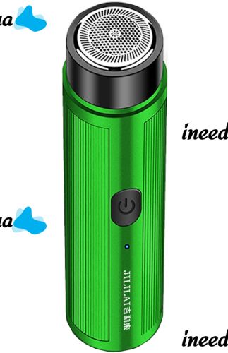Аккумуляторная дорожная мини бритва шейвер Jililai Shaver 3W для сухого и влажного бритья, Беспроводная роторная электробритва депилятор для бороды
