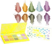 Large Gift set of cosmetics Kylie Weather Collection Blue 13 in 1 Decorative cosmetics for face makeup lipstick, glitter, shadow, eyeliner Blue