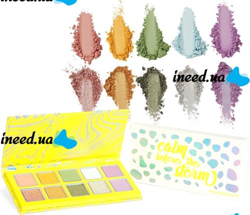 Large Gift set of cosmetics Kylie Weather Collection Blue 13 in 1 Decorative cosmetics for face makeup lipstick, glitter, shadow, eyeliner Blue