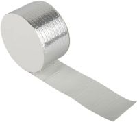 Heavy duty aluminum coated adhesive tape Butyl Self-Adhesive 1.2mm x 5cm x 10m, Aluminum Waterproof Adhesive Foil Scotch 10m Silver