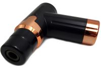 Мышечный ударный массажер Smart Fascia Massager JY-760 4 насадки, ручной перкуссионный вибромассажер пистолет для мышц тела на аккумулятор JY760