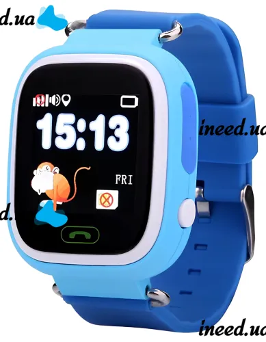 Розумний дитячий смарт-годинник Smart Baby Watch Excelvan Q80 з функцією GPS трекера, наручний смарт-годинник з SIM-карткою 400 мАг IOS Android