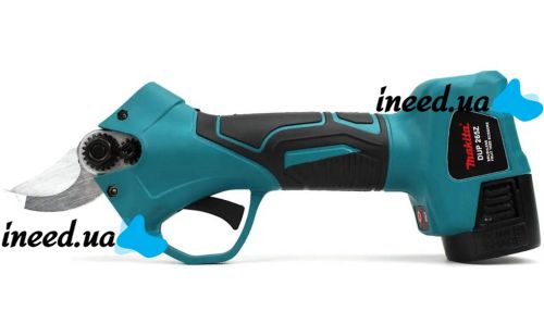 Аккумуляторный электросекатор Makita DUP265Z 12V 5AH Li-Ion садовый секатор для обрезки веток и деревьев с 2 аккумуляторами в кейсе 12В