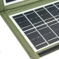 Складная солнечная панель батарея Solar Panel CCLamp CL-670 7W с USB выходом для зарядки телефона, Портативная зарядная станция трансформер от солнца