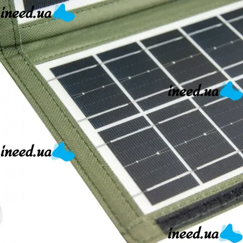 Складная солнечная панель батарея Solar Panel CCLamp CL-670 7W с USB выходом для зарядки телефона, Портативная зарядная станция трансформер от солнца