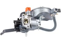 Газовый карбюратор для бензинового генератора Dual Fuel Carburetor 1.3-4 кВт с газовым редуктором и переключателем на два вида топлива пропан-бутан