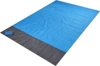Beach Blanket AND137 150x140 cm waterproof anti-sand beach mat for picnic, travel blanket with cover