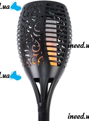 Садовый фонарь с эффектом пламени Solar Flame Led Light XF-6017 52 см водонепроницаемый уличный LED светильник факел на солнечной батарее XF6017