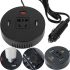 Автомобільний трійник інвертор Travel Car Power Liyuan DC-AC 12-220V 75W від прикурювача, універсальний USB адаптер спліттер 12 / 24V в авто