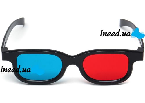 Универсальные 3D очки виртуальной реальности Digital Glasses анаглифные стерео очки в пластиковой оправе для 3Д изображений, фильмов и видео