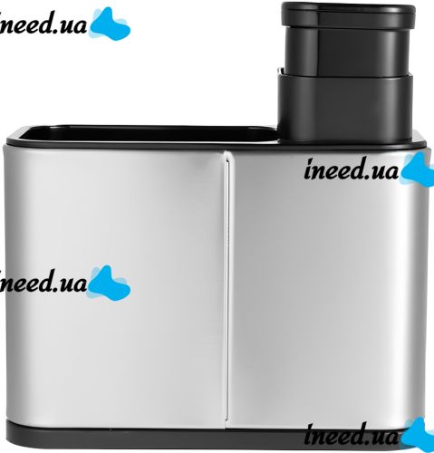 Диспенсер с дозатором для моющего Clean Storage Rack TH3700 3 в 1 органайзер для столовых приборов с подставкой и сливом для воды на мойку PK-1