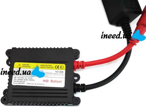 Комплект ксенона Bosch H3 HID 4300K 35W 12V с блоками розжига и лампами, набор ксеноновых ламп для фар в авто Теплый белый