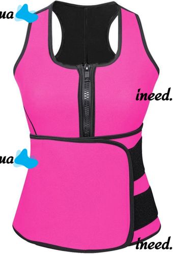 Женская майка-пояс Hot Shapers 2 в 1 корректирующая неопреновая майка для похудения и поддержания осанки на липучке, жиросжигающий утягивающая пояс