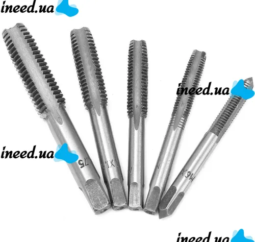 Набор метчики и плашки Tap and Die Set M3-M12 20 штук комплект стальных метчиков и плашек для нарезания метрической резьбы в кейсе мечек и лерка