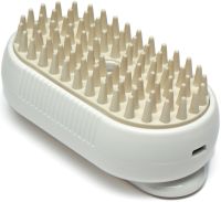 Паровая щетка для котов и собак Steamy Pet Brush E-W3317 электрическая расческа с распылителем пара для вычесывания шерсти животных USB XL-889