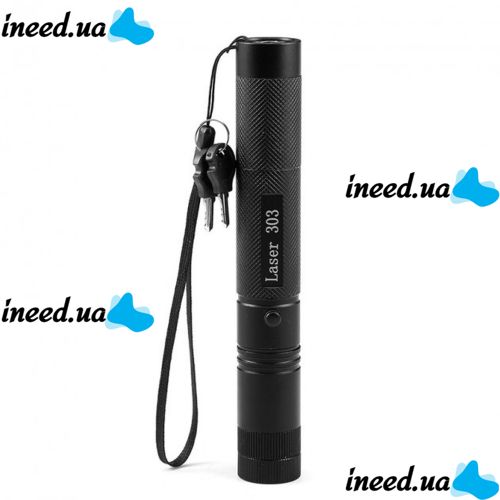 Мощная лазерная указка Green Laser Pointer YL-303 1000mW, аккумуляторный зеленый лазер с ключом BL-303 диодный с насадкой эффектов для презентации