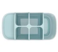 Настольная подставка органайзер Large Toothbrush Caddy для зубных щеток и пасты на 6 отсеков, Держатель зубной щетки Joseph для ванной комнаты Белый