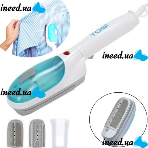 Ручной отпариватель Tobi Travel Steamer 2078 DJV 562 N 800W для одежды, Парогенератор, Паровая щетка утюг Тоби Тревел Стимер, Пароочиститель от сети