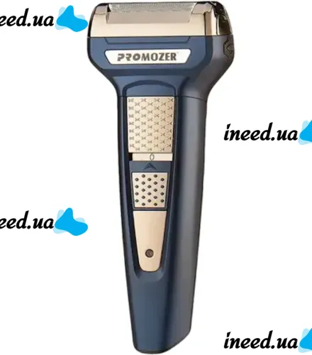 ProMozer MZ-2030 3in1 cordless hair trimmer with attachments for cutting beard nose and ear hair, Cordless trimmer shaver Moser MZ2030 Blue