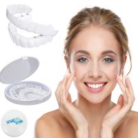 Removable veneers for upper and lower jaws SnapOn Smile Veneers LY-11 for teeth, Snap On Smile Veneers 2 jaws with case, False teeth top, bottom