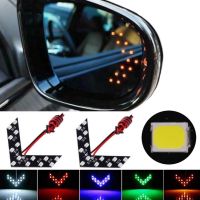 Зеркальные элементы с LED повторителем поворотов 2 шт на боковые зеркала, LED повторители указатели поворота для зеркал автомобиля