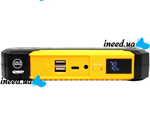 Автомобильное пускозарядное устройство Jump Starter JS19D 12V 88000 мАч автомобильный стартер и Powerbank с дисплеем для зарядки аккумулятора авто