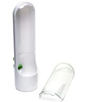 Контейнер органайзер для хранения зелени Herb Saver HZ-11 25 см кухонная емкость для трав с подставкой резервуаром для воды в холодильник 110 мл