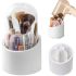 Desktop Rotating Organizer Cosmic Rack XL-278 for Small Items and Cosmetics 24x12 cm, 360 Rotating Stand for Brushes and Makeup White