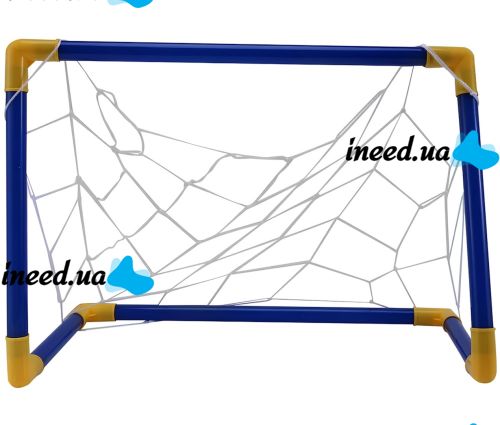 Комплект юного футболиста Anjanle Football Net AZ881 детский игровой набор 56см складные футбольные мини ворота с насосом и мячом для игры в футбол