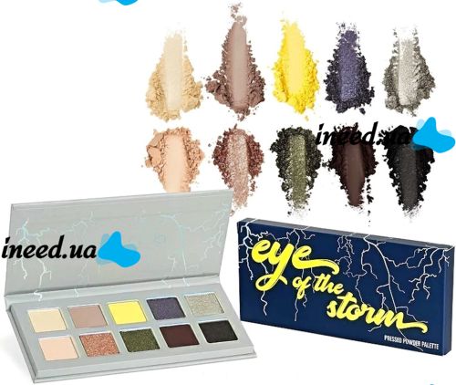 Large Gift set of cosmetics Kylie Weather Collection Blue 13 in 1 Decorative cosmetics for face makeup lipstick, glitter, shadow, eyeliner Blue