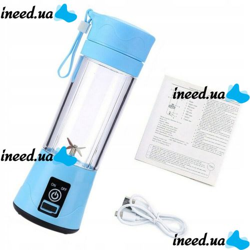 Extsud EX-JC-380ML Battery Blender 380ml Powered by USB Cable Mixer, Shaker Smart Juice Cup Fruits NG-01 Juicy on HM-03 battery