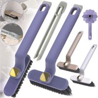 Универсальная щетка для читки щелей Gap brush AND 703 3 в 1 скребок вращающийся на 360 градусов с ручкой для уборки швов, щелей и труднодоступных мест FM227