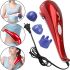 Infrared Handheld Massager Dolfin KL-98 / JT-889 Dolphin electric massager large for back and neck with attachments, large anti-cellulite vibration massager for whole body 39 cm