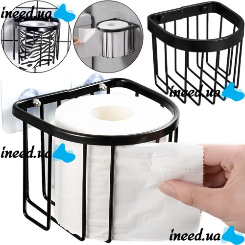 Держатель для туалетной бумаги Multifunction Toilet Paper Holder AND-75-10 подвесной настенный органайзер, держатель для хранения бумаги в рулоне