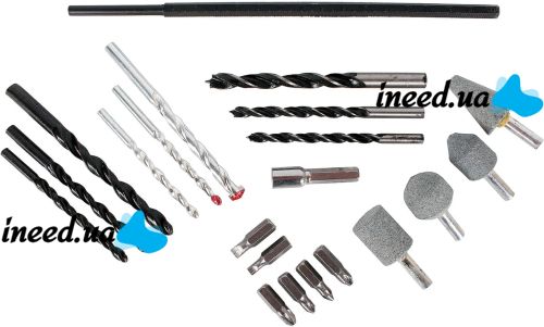 Makita 3-in-1 screwdriver universal set of power tools drill HP1630, jigsaw 9558HN, grinder 4329 with a set of tools in a case  