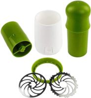 Ручной измельчитель для свежей зелени Herb Grinder ручная механическая мельница для специй и сушеных трав с регулируемым уровнем помола Зеленая