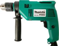 Makita 3-in-1 screwdriver universal set of power tools drill HP1630, jigsaw 9558HN, grinder 4329 with a set of tools in a case  