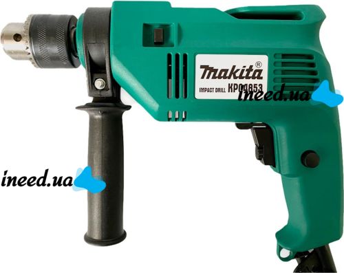 Makita 3-in-1 screwdriver universal set of power tools drill HP1630, jigsaw 9558HN, grinder 4329 with a set of tools in a case  